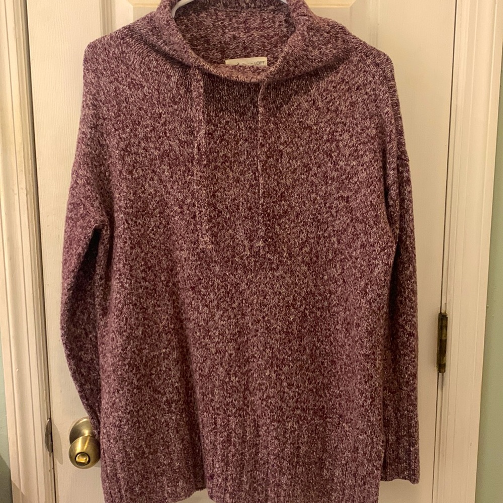 LOU & GREY Sweater - Plum/Cream